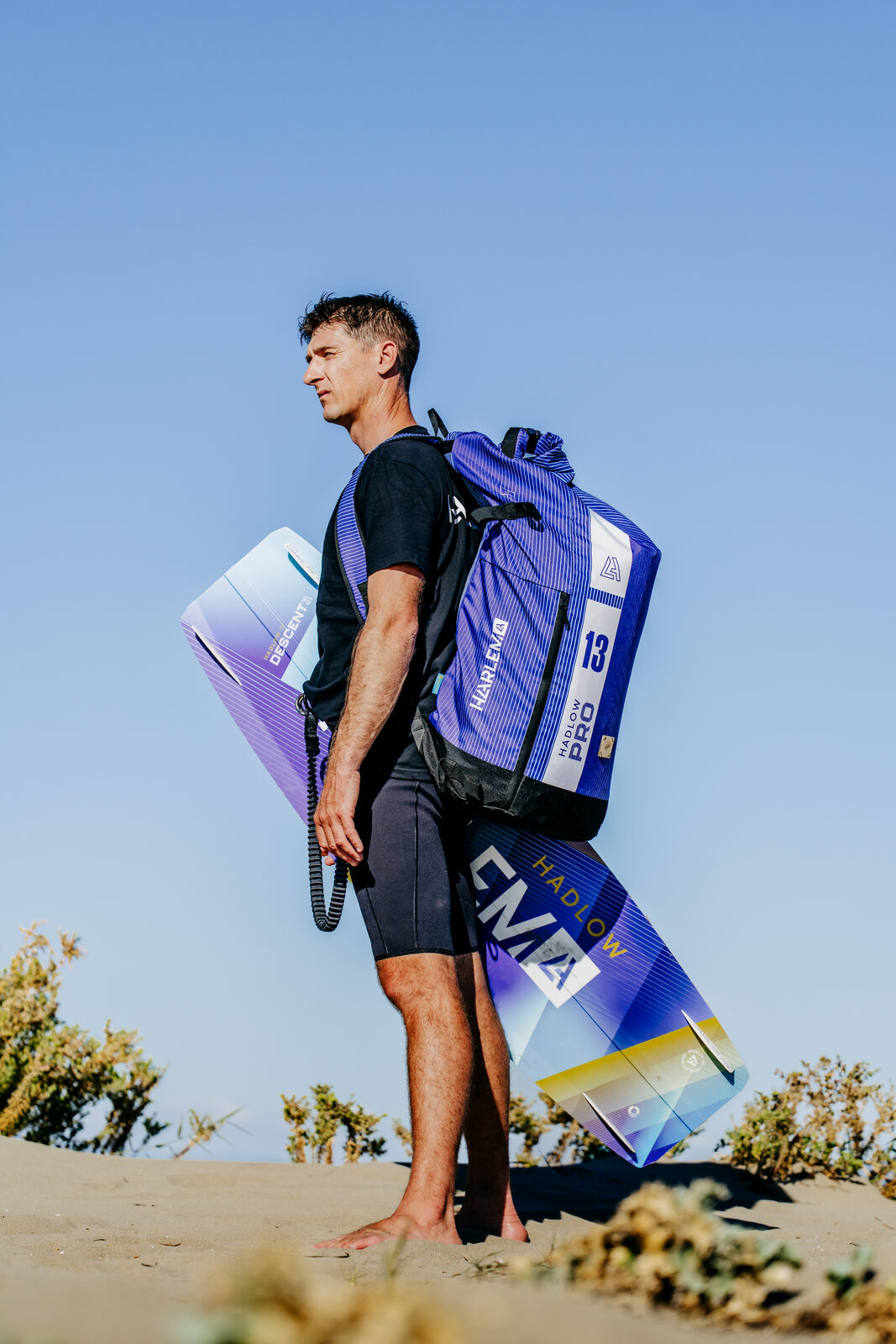 Aaron Hadlow night kiteboarding jump